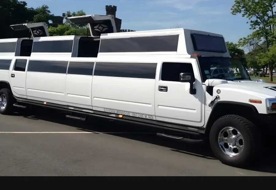 The Beast Hummer Limo exterior or interior